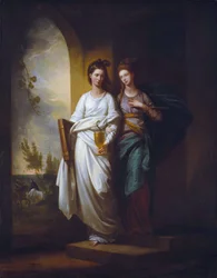 Fidelia und Speranza (Glaube und Hoffnung)